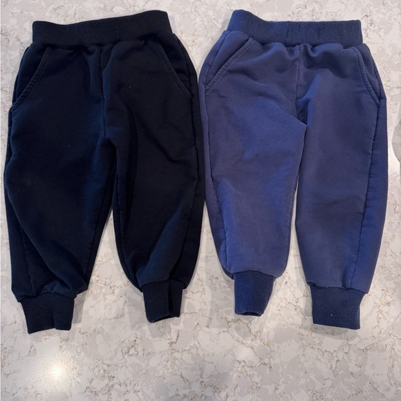 2T - pack of 4 a Kids Jogger Pants Set - Gray, Blue, black, Green - Picture 6 of 8